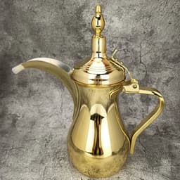 image-Golden Arabic Coffee Pot 500/700ML Stainless Steel