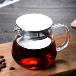 image-Leeseph Glass Coffee Percolator Pot with Lid