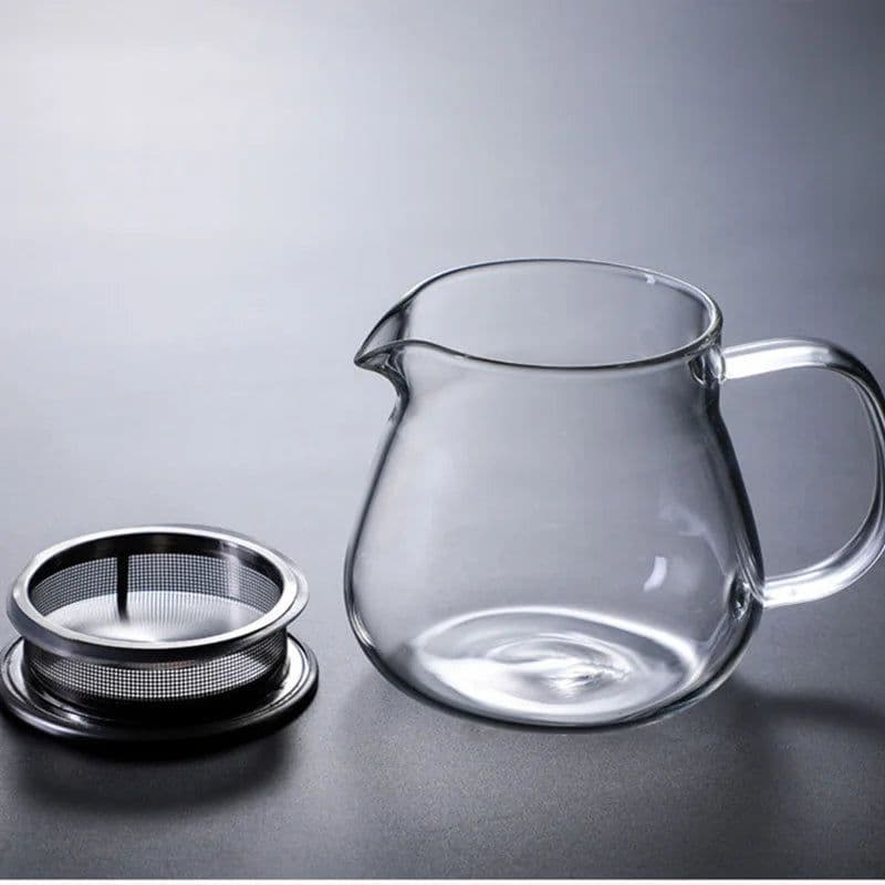image-Leeseph Glass Coffee Percolator Pot with Lid