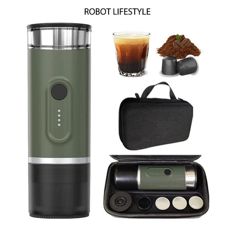 image-Robot Lifestyle RL08 Portable Coffee Maker 9000mAh