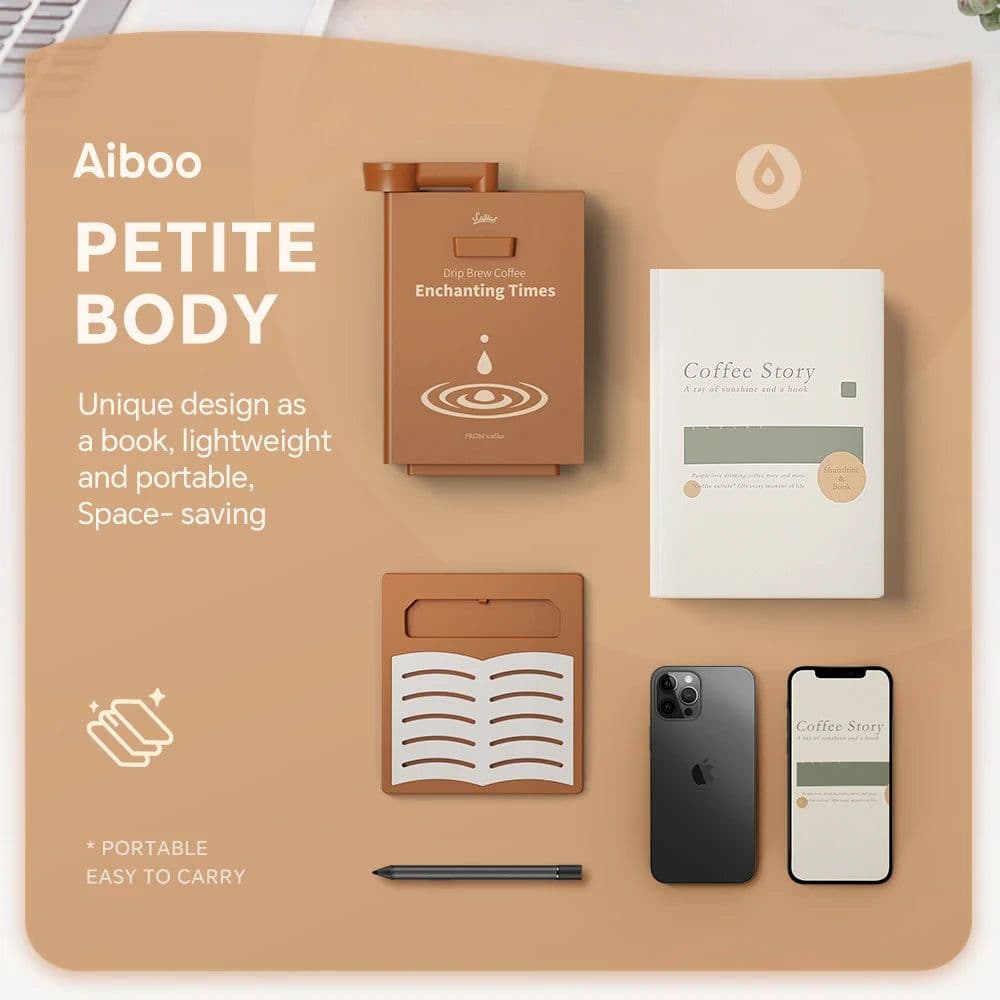 image-Foldable Electric Coffee Maker - Portable Travel Brew