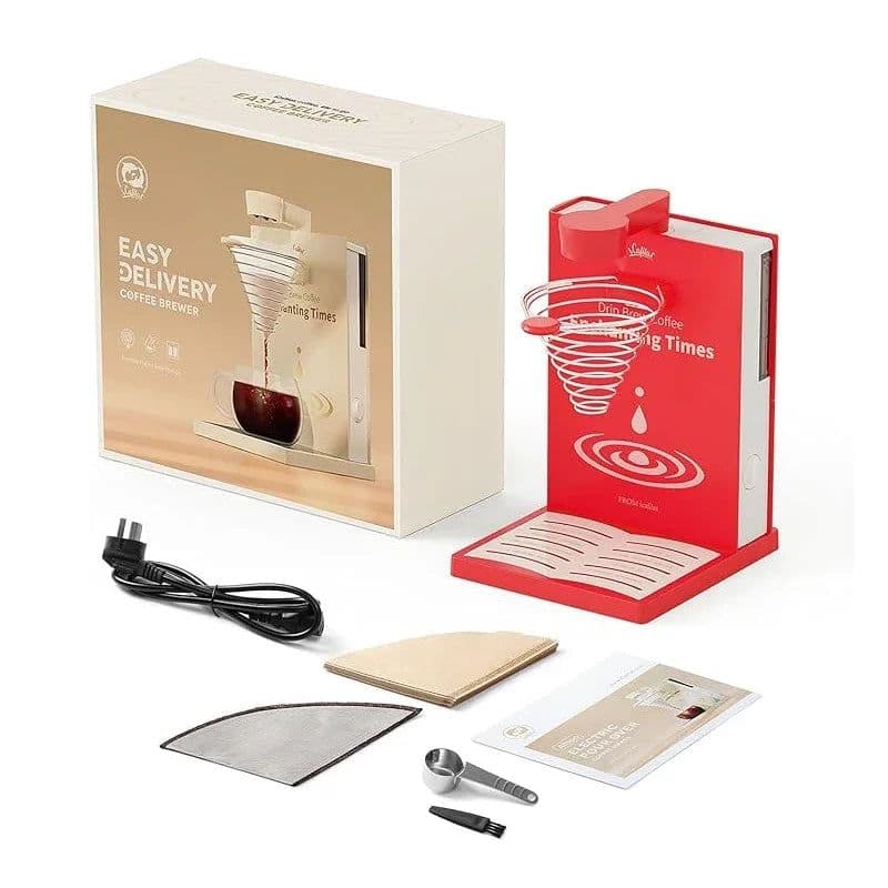 image-Foldable Electric Coffee Maker - Portable Travel Brew