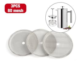 image-3Pcs Stainless Steel French Press Coffee Filter