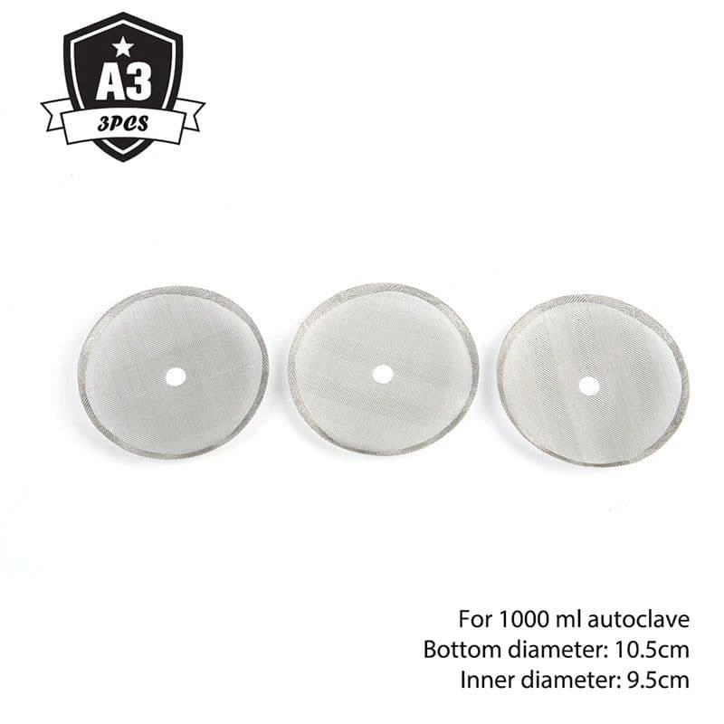image-3Pcs Stainless Steel French Press Coffee Filter