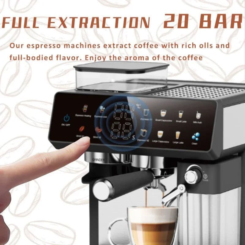 image-FANZHI 220V Fully Automatic Espresso Machine