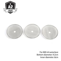 image-3Pcs Stainless Steel French Press Coffee Filter