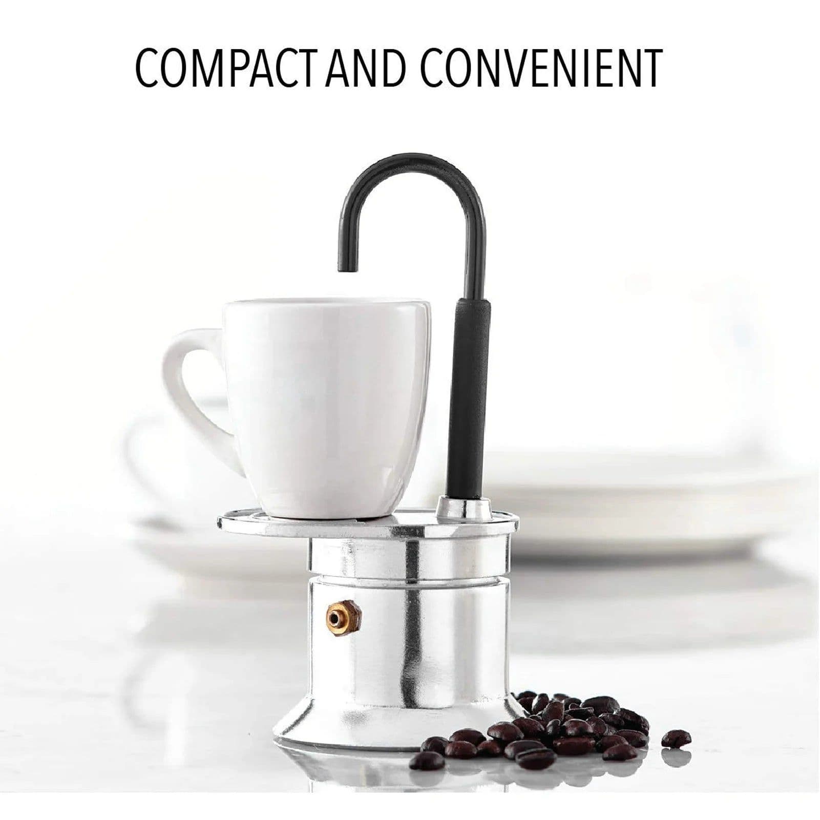 image-TOPINCN 50ML Moka Pot Stovetop Coffee Maker
