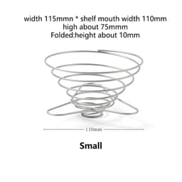 image-Spring Loaded Coffee Filter Holder, Stainless Steel