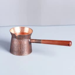 image-Pure Red Copper Turkish Coffee Maker Set with Gooseneck Kettle