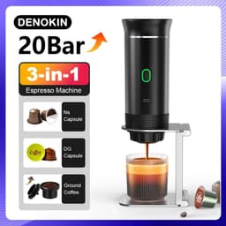 image-Denokin KF-JN-02 Portable Espresso Machine 20 Bar
