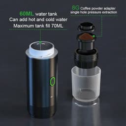 image-Denokin KF-JN-02 Portable Espresso Machine 20 Bar