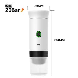 image-Denokin KF-JN-02 Portable Espresso Machine 20 Bar
