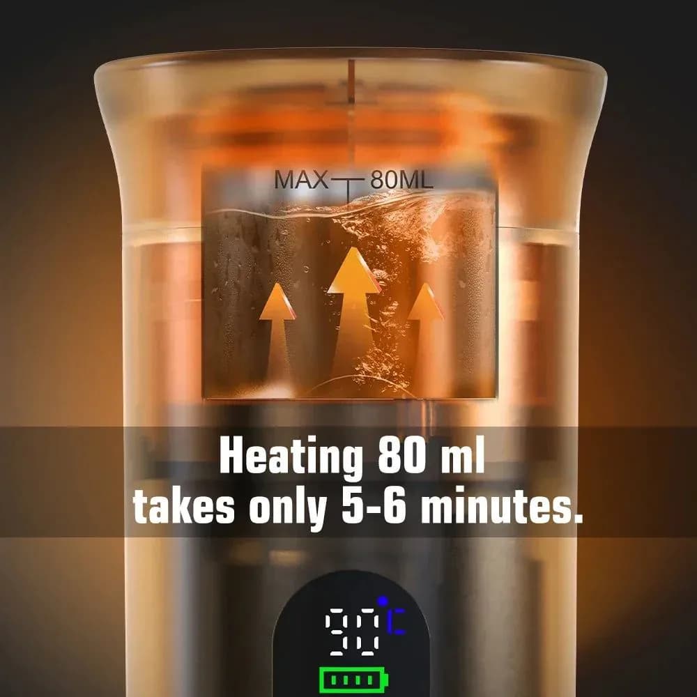 image-DENOKIN KF-JN-02pro2.0 Portable Espresso Machine 20 Bar