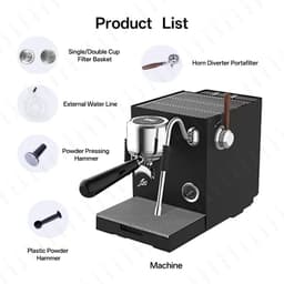 image-CAFOVO E120 Semi-Automatic Espresso Machine 9Bar
