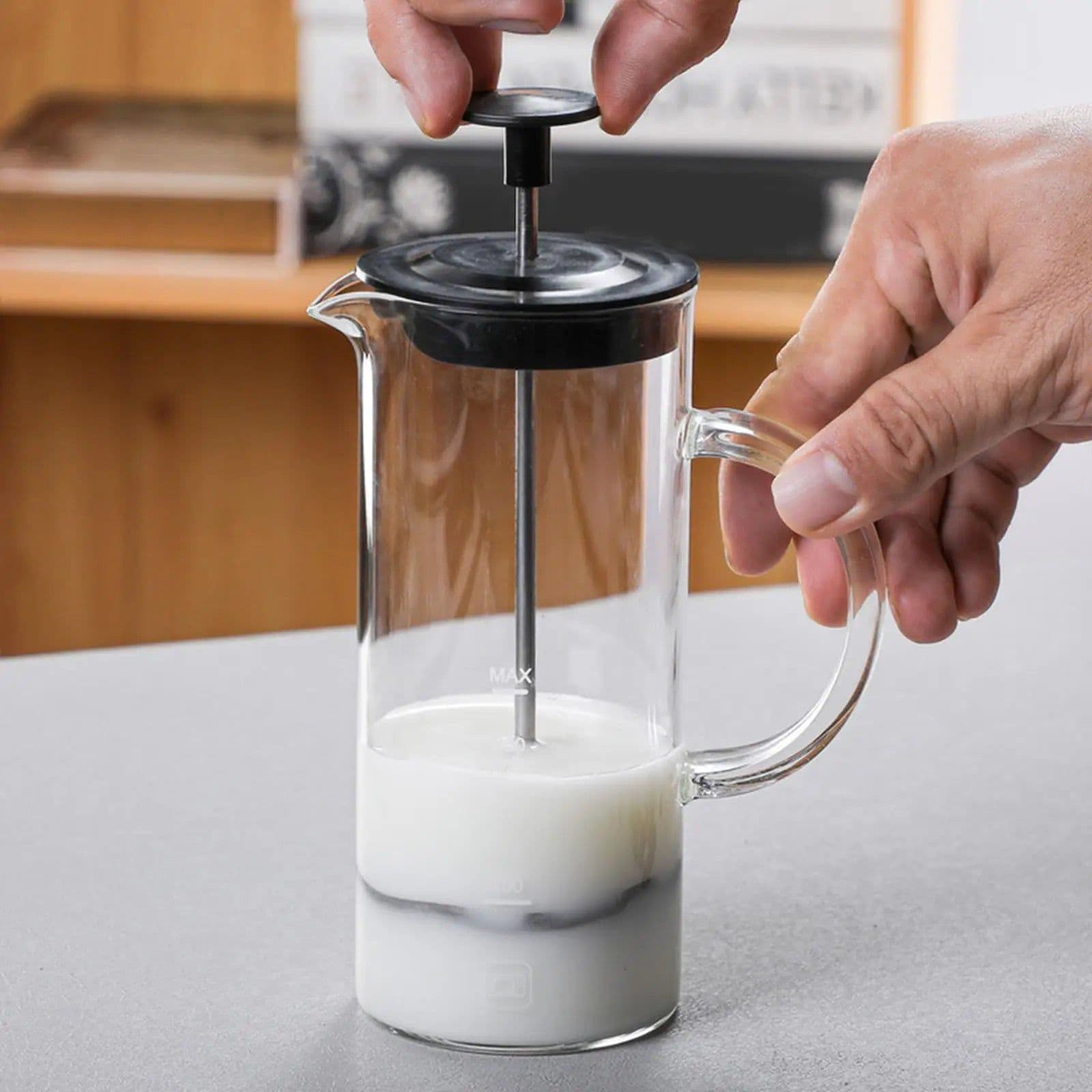 image-Kesoto French Press Coffee Maker 480ml Glass