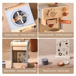 image-Wooden Train Set Toy for Kids