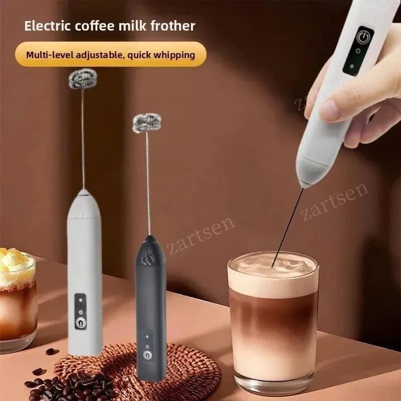 image-Zartsen Wireless Milk Frother Type-C Handheld