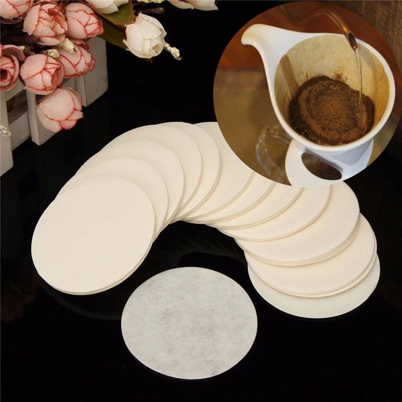 image-Arshen 350Pcs Aeropress Coffee Filters Paper Cone 64mm