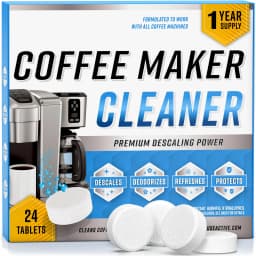 image-Coffee Machine Descaler Tablets, 24 Count