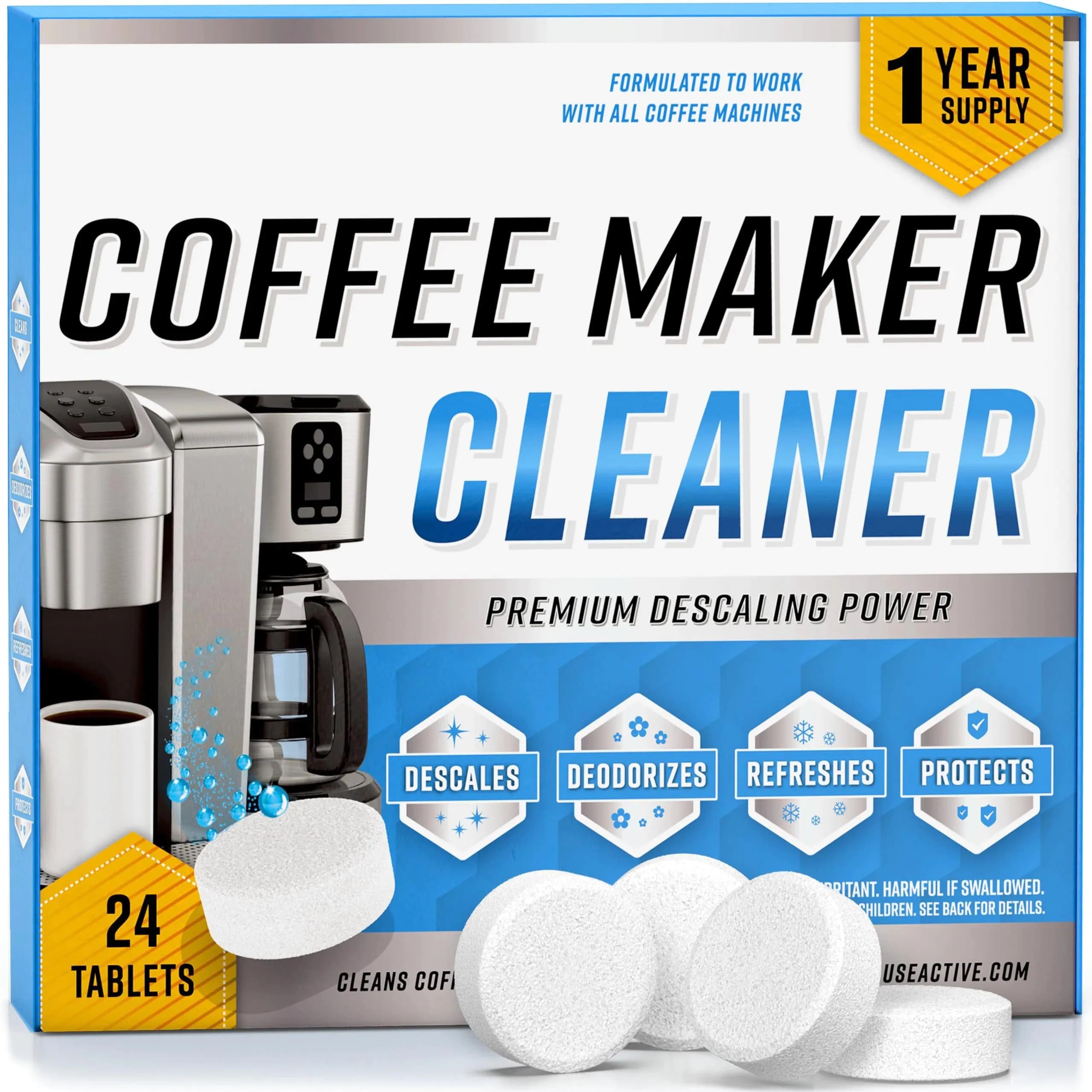image-Coffee Machine Descaler Tablets, 24 Count
