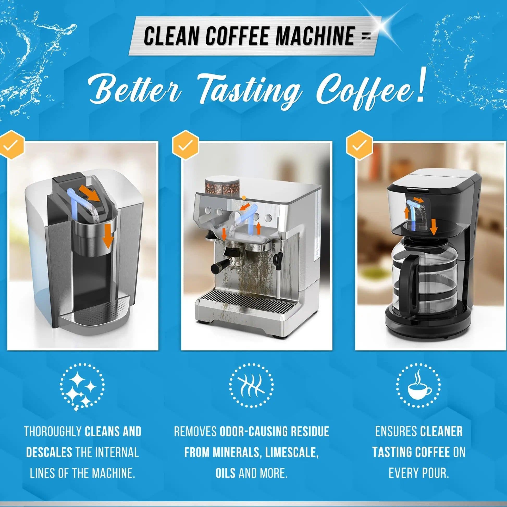 image-Coffee Machine Descaler Tablets, 24 Count
