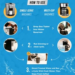 image-Coffee Machine Descaler Tablets, 24 Count