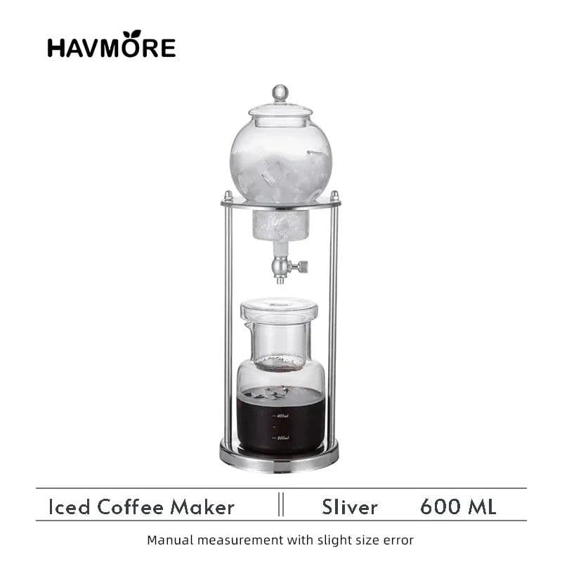 image-600ml Cold Brew Coffee Pot Set Borosilicate Glass