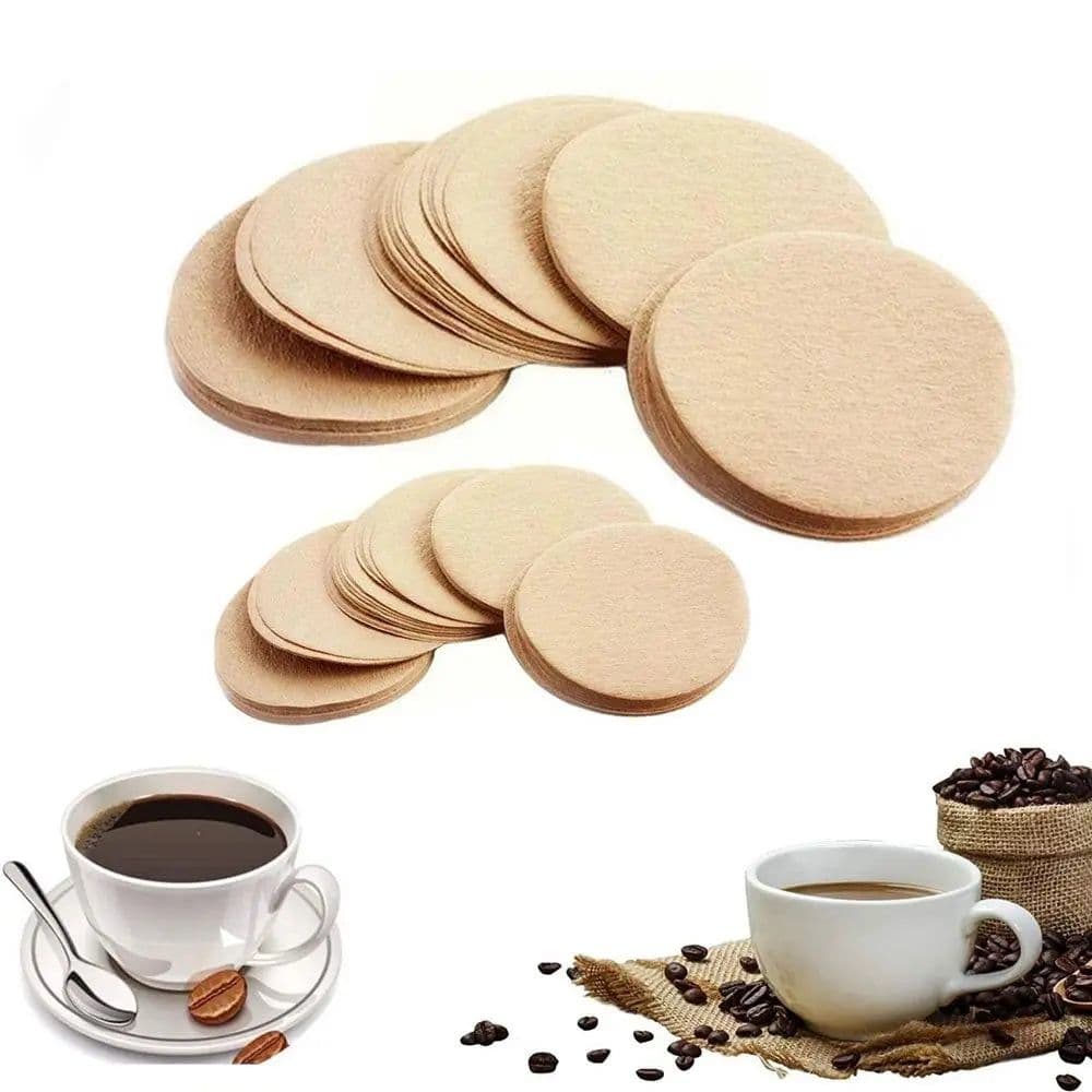 image-Round Coffee Filter Paper 56/60/68mm 100Pcs
