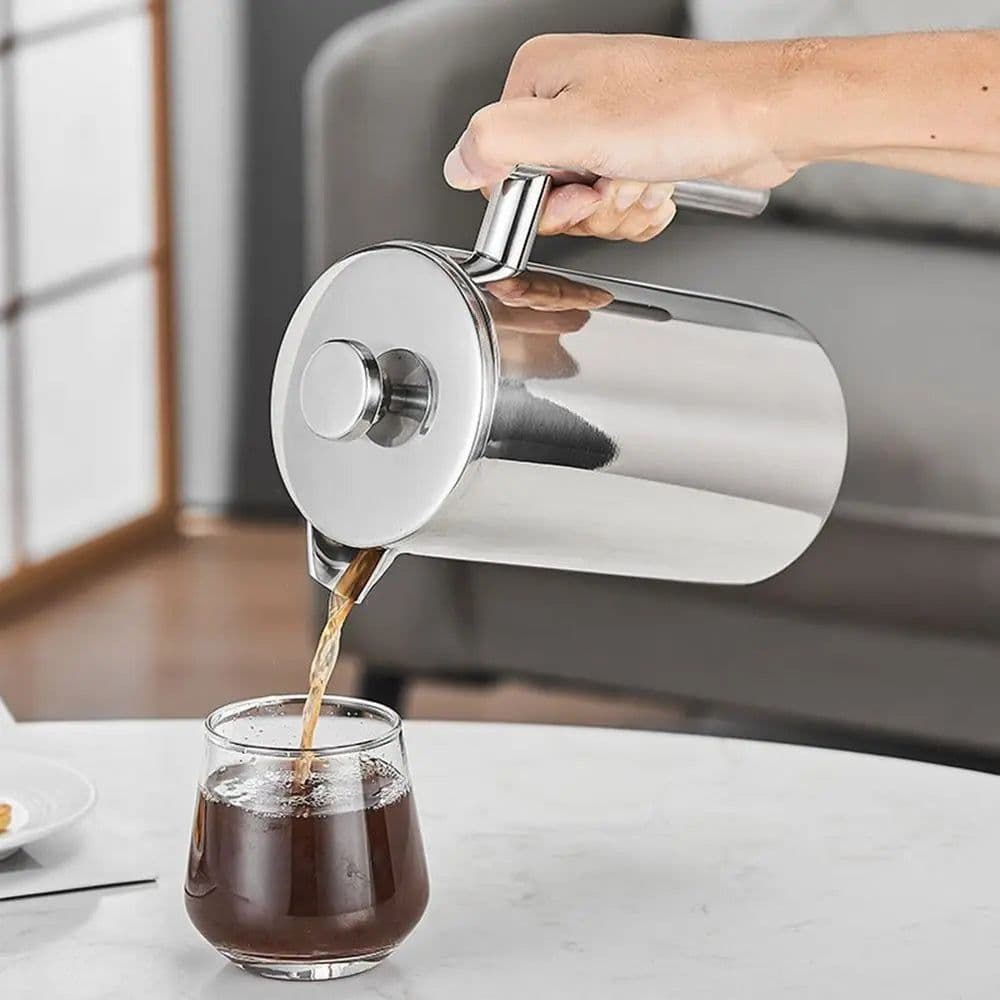 image-350ml Stainless Steel French Press Coffee Maker