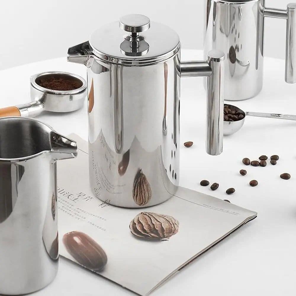 image-350ml Stainless Steel French Press Coffee Maker