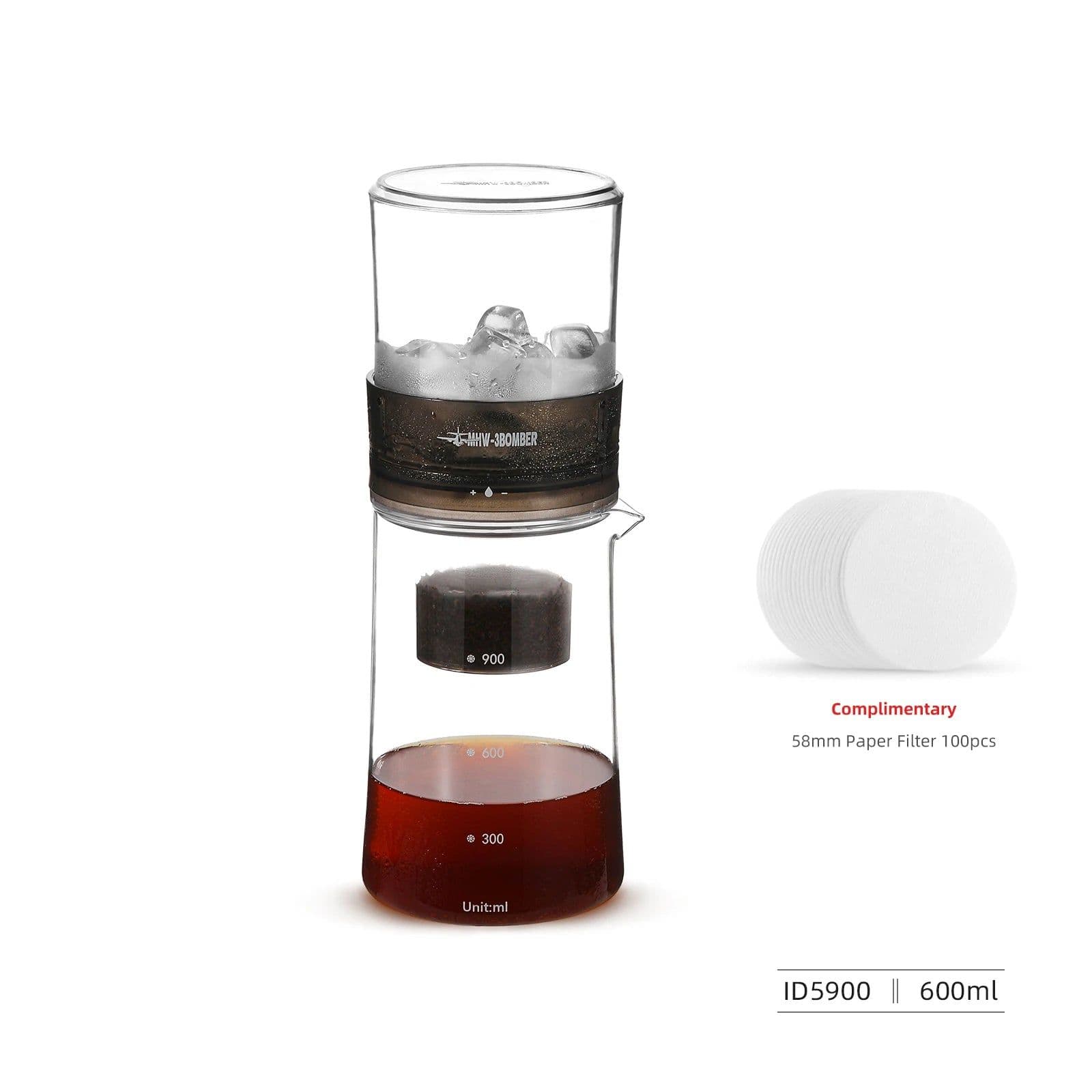 image-MHW-3BOMBER 600ml Cold Brew Coffee Maker