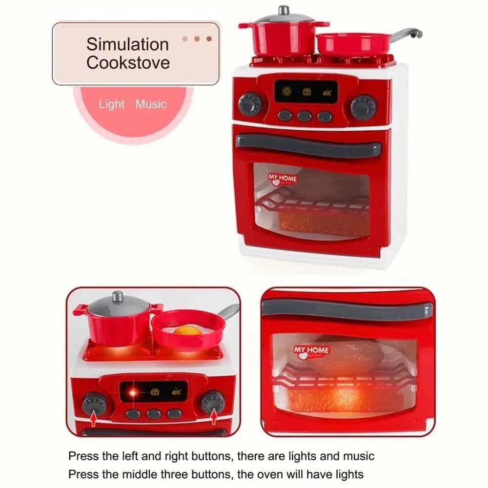 image-Songyi Pretend Play Kitchen Appliances Toy Set