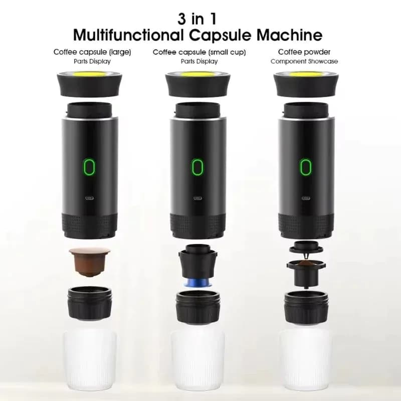 image-Portable 3-in-1 Espresso Coffee Maker KF-JN-02