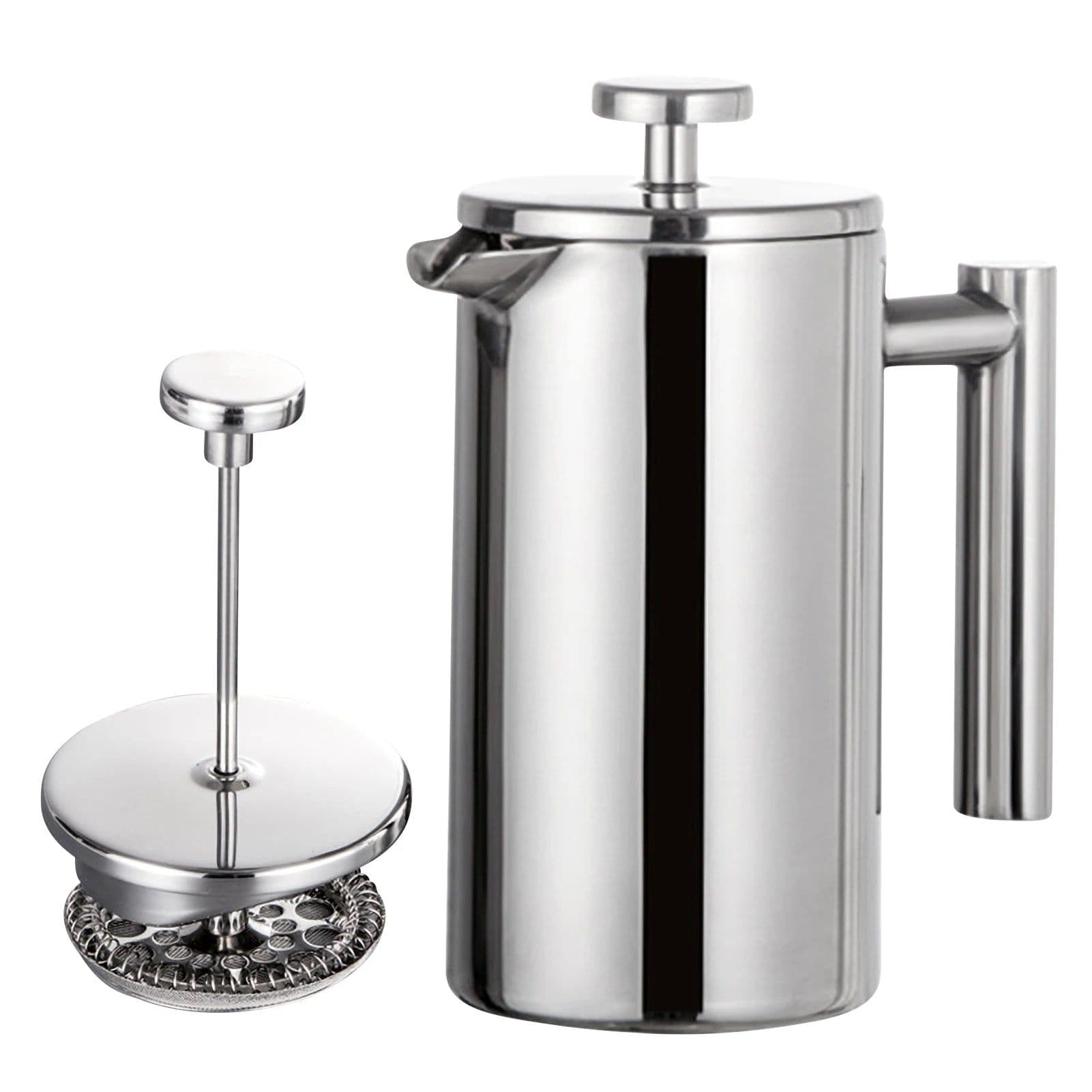 image-Stainless Steel French Press Coffee Maker 1L