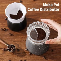 image-OANKR Moka Pot Dosing Funnel 3-6 Cups