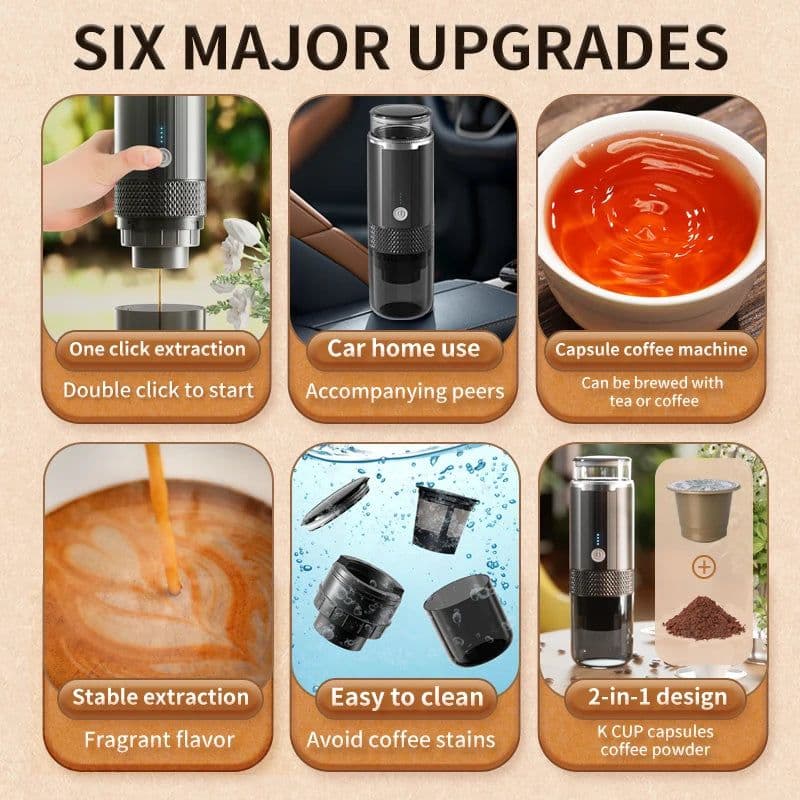 image-JFBONIN CM-1999 Portable Coffee Maker