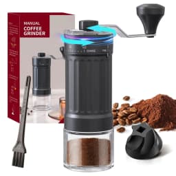 image-Manual Coffee Grinder, 40 Settings, 30g Capacity, Ceramic Burr