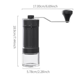 image-Manual Coffee Grinder, 40 Settings, 30g Capacity, Ceramic Burr
