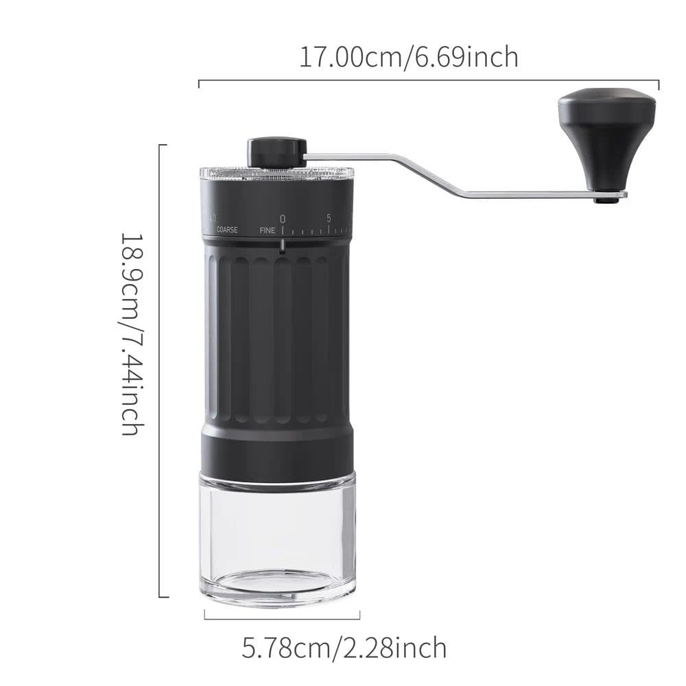 image-Manual Coffee Grinder, 40 Settings, 30g Capacity, Ceramic Burr