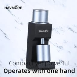 image-HAVMORE EMG05 Mini Burr Coffee Grinder