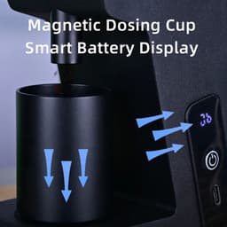 image-HAVMORE EMG05 Mini Burr Coffee Grinder