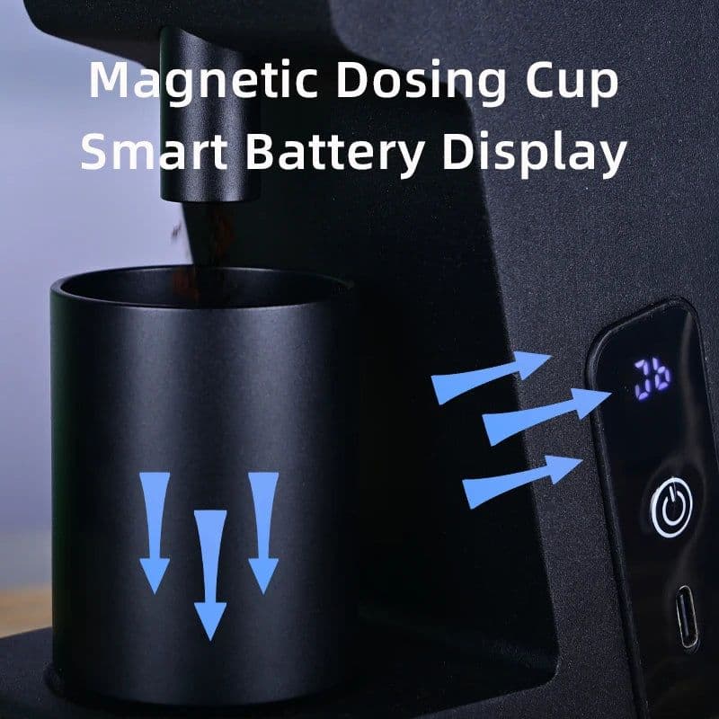 image-HAVMORE EMG05 Mini Burr Coffee Grinder