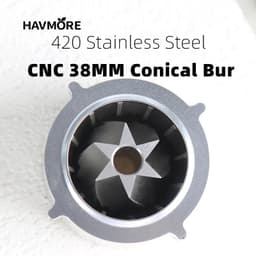 image-HAVMORE EMG05 Mini Burr Coffee Grinder