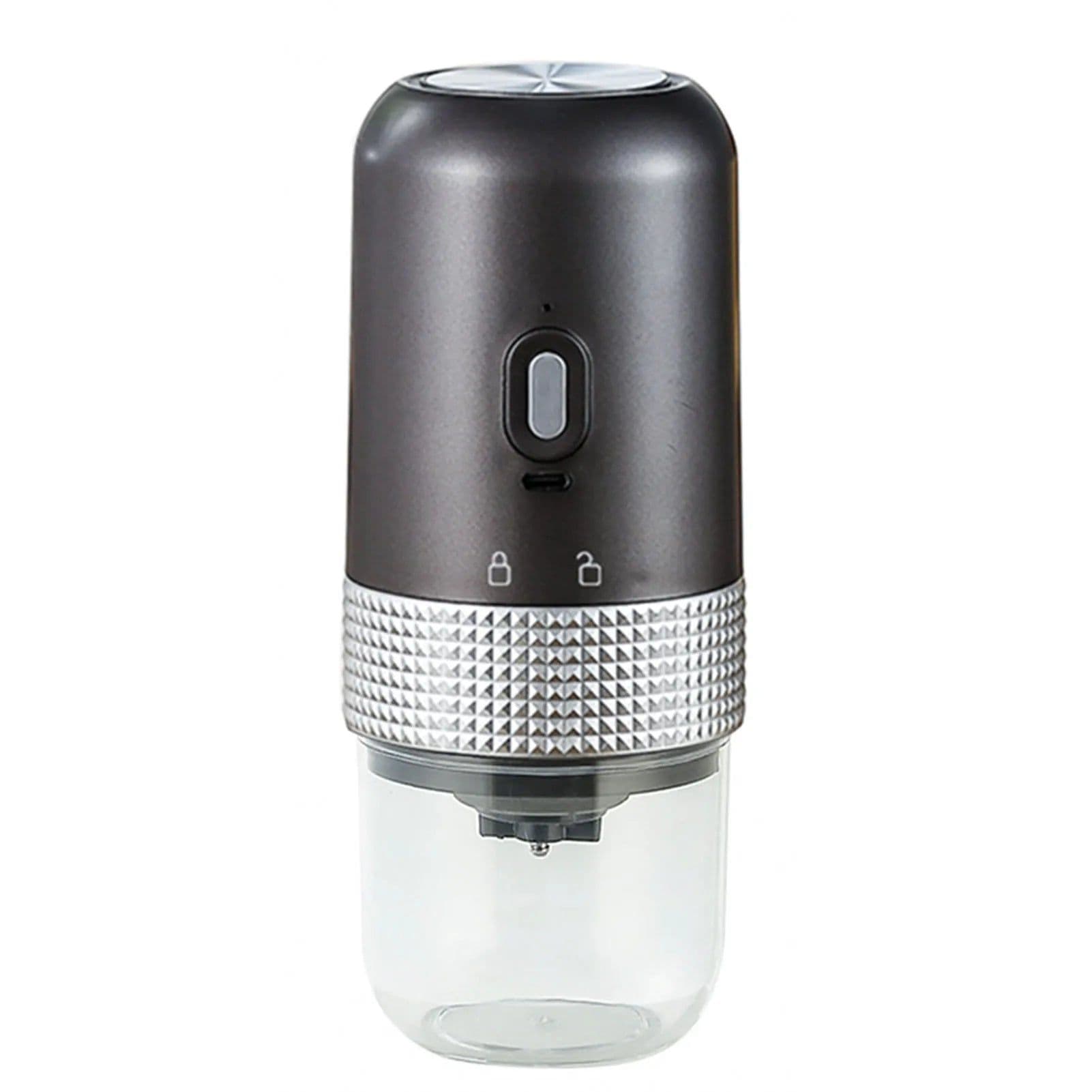image-Homgeek Portable Electric Burr Coffee Grinder 200ml USB