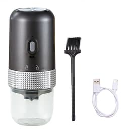 image-Homgeek Portable Electric Burr Coffee Grinder 200ml USB