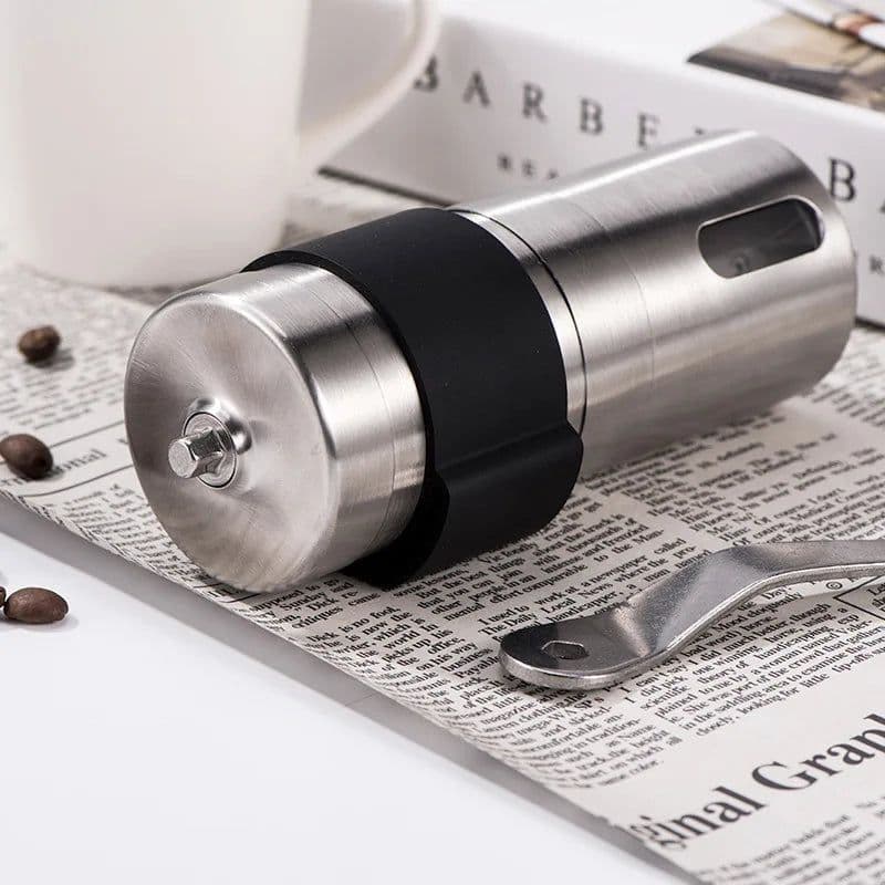 image-Steel Manual Coffee Grinder Portable 13/18cm