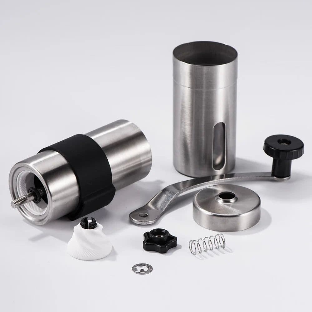 image-Steel Manual Coffee Grinder Portable 13/18cm