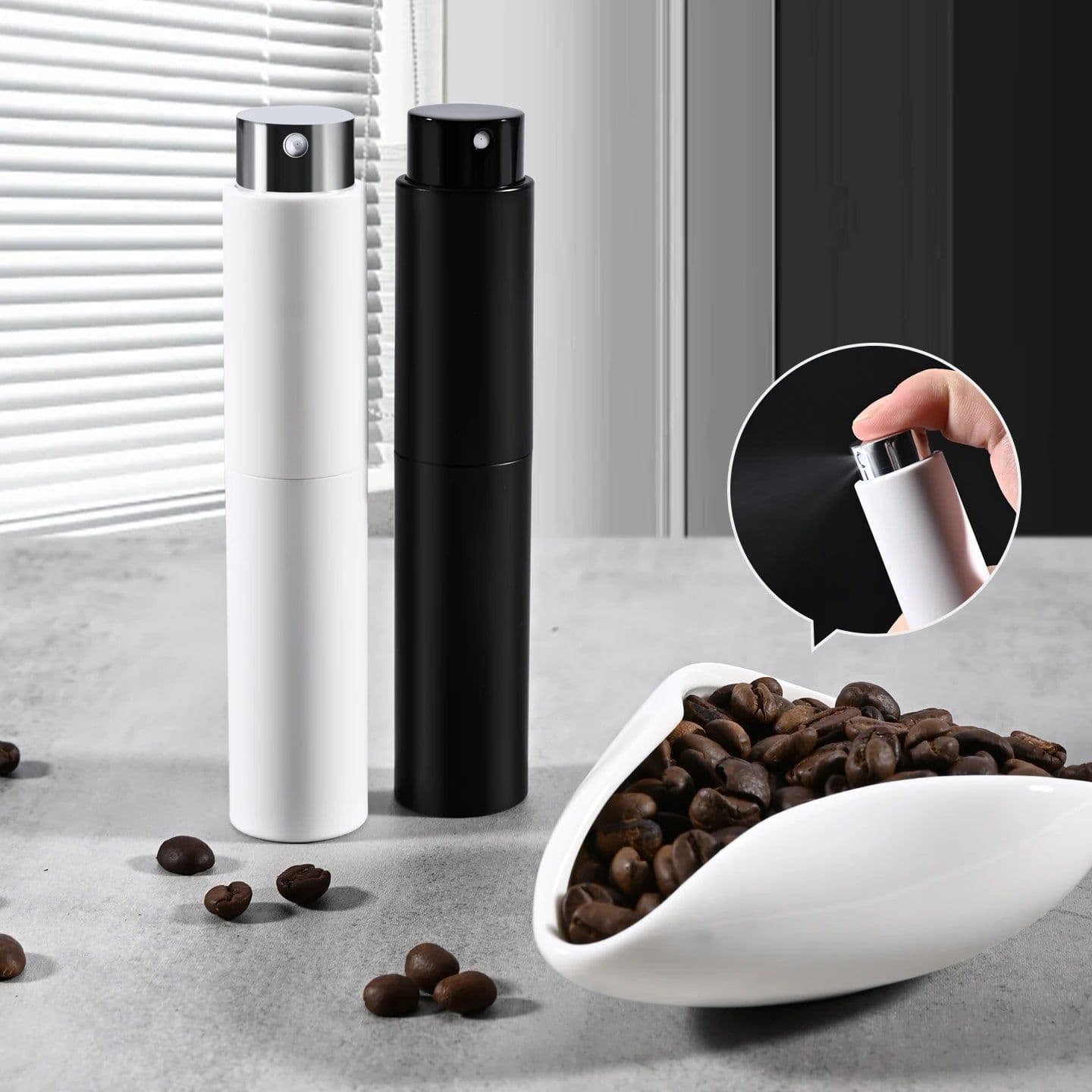 image-Coffee Bean Spray Bottle Anti Fly Anti Static