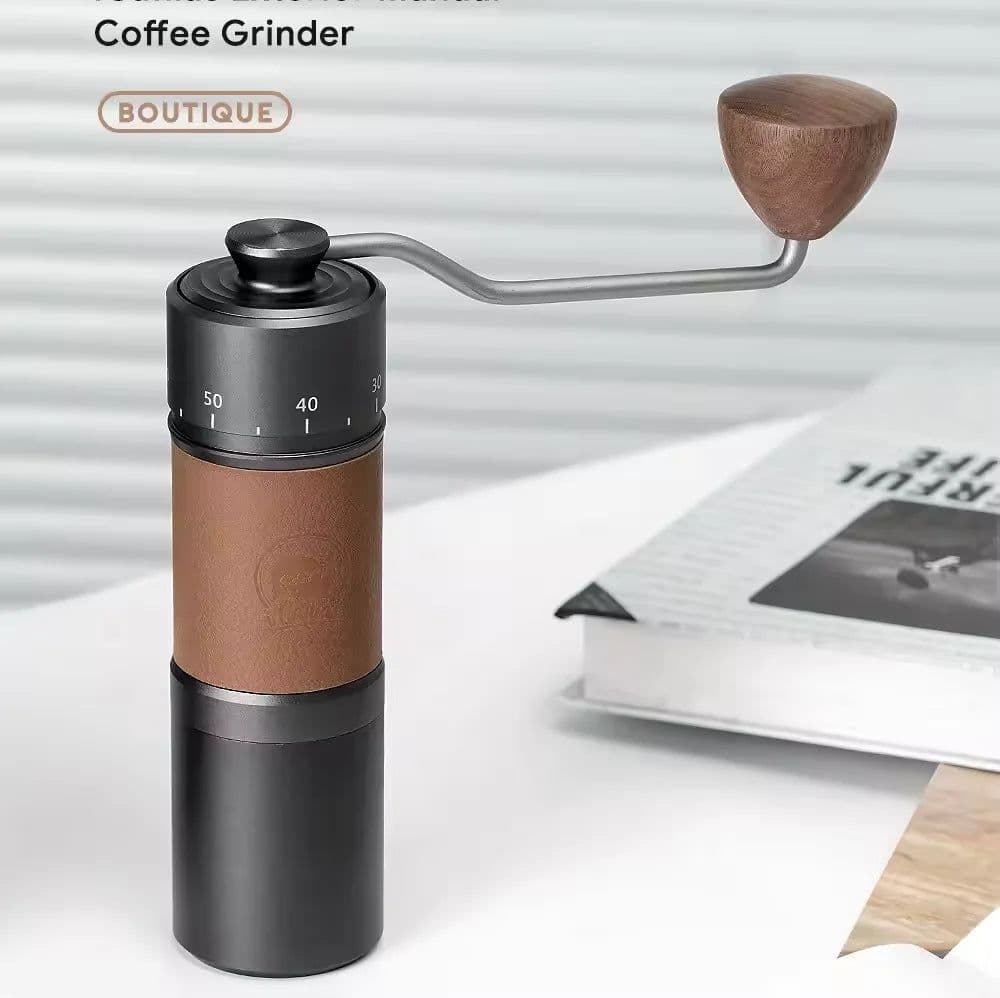 image-RECAFIMIL Manual Coffee Grinder, Adjustable Burr, 30g