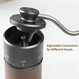 image-RECAFIMIL Manual Coffee Grinder, Adjustable Burr, 30g